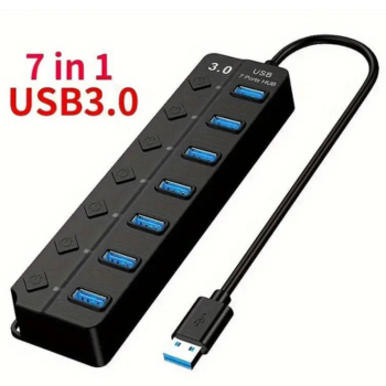 MULTI PUERTOS USB 3.0 (7puertos) ⚡🔌