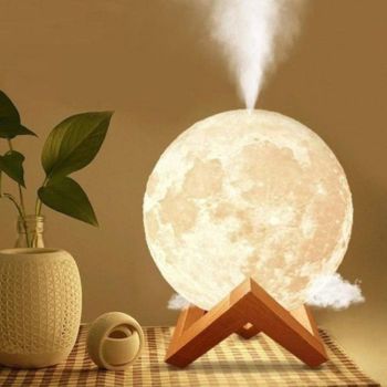 HUMIDIFICADOR LAMPARA LUNA 💨🌑